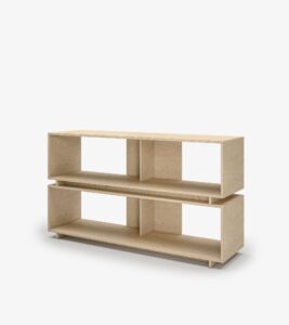 Shelving Unit 2 Birch