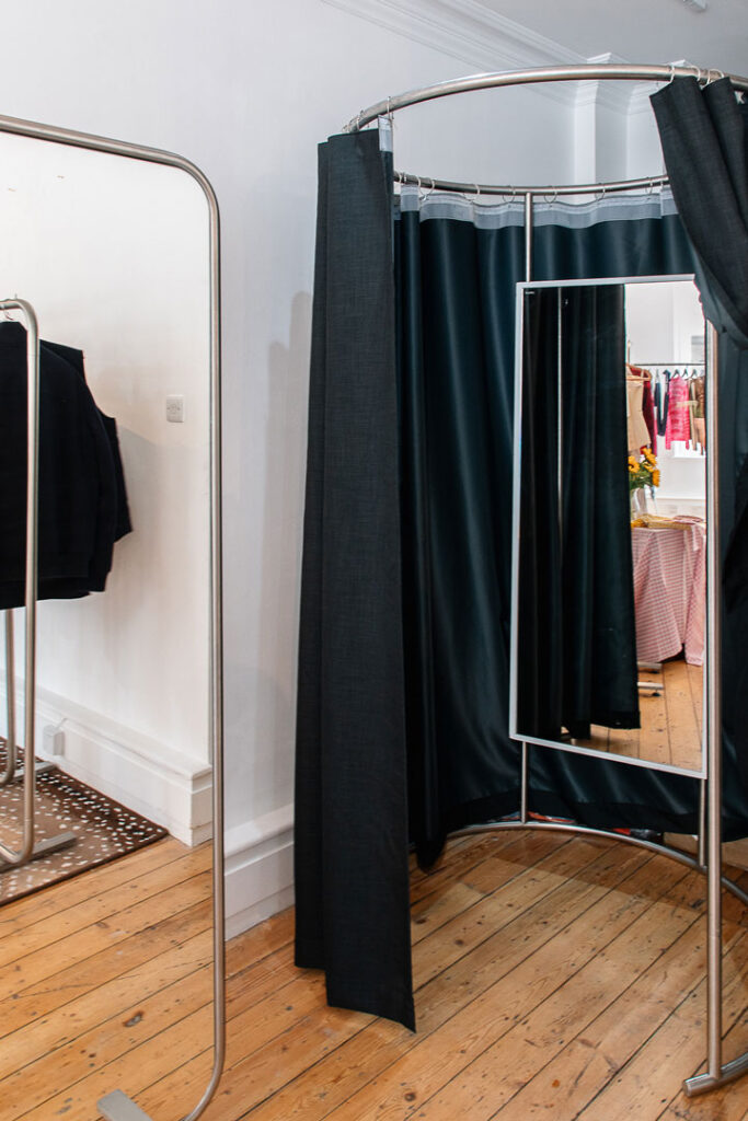 Fitting room furniture hire by FoundPop