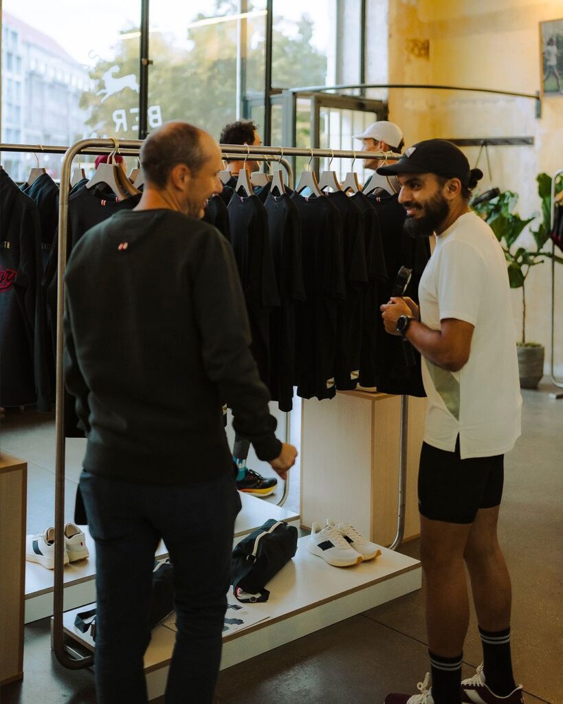 Event Furniture Hire by FoundPop for leisure and athletic wear brand Tracksmith