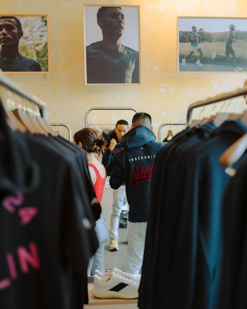 Event Furniture Hire by FoundPop for athleisure and athletic wear brand Tracksmith