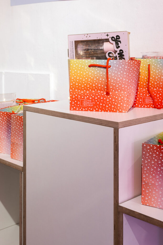 Holiday Event Furniture Hire by FoundPop for Beauty Crop
