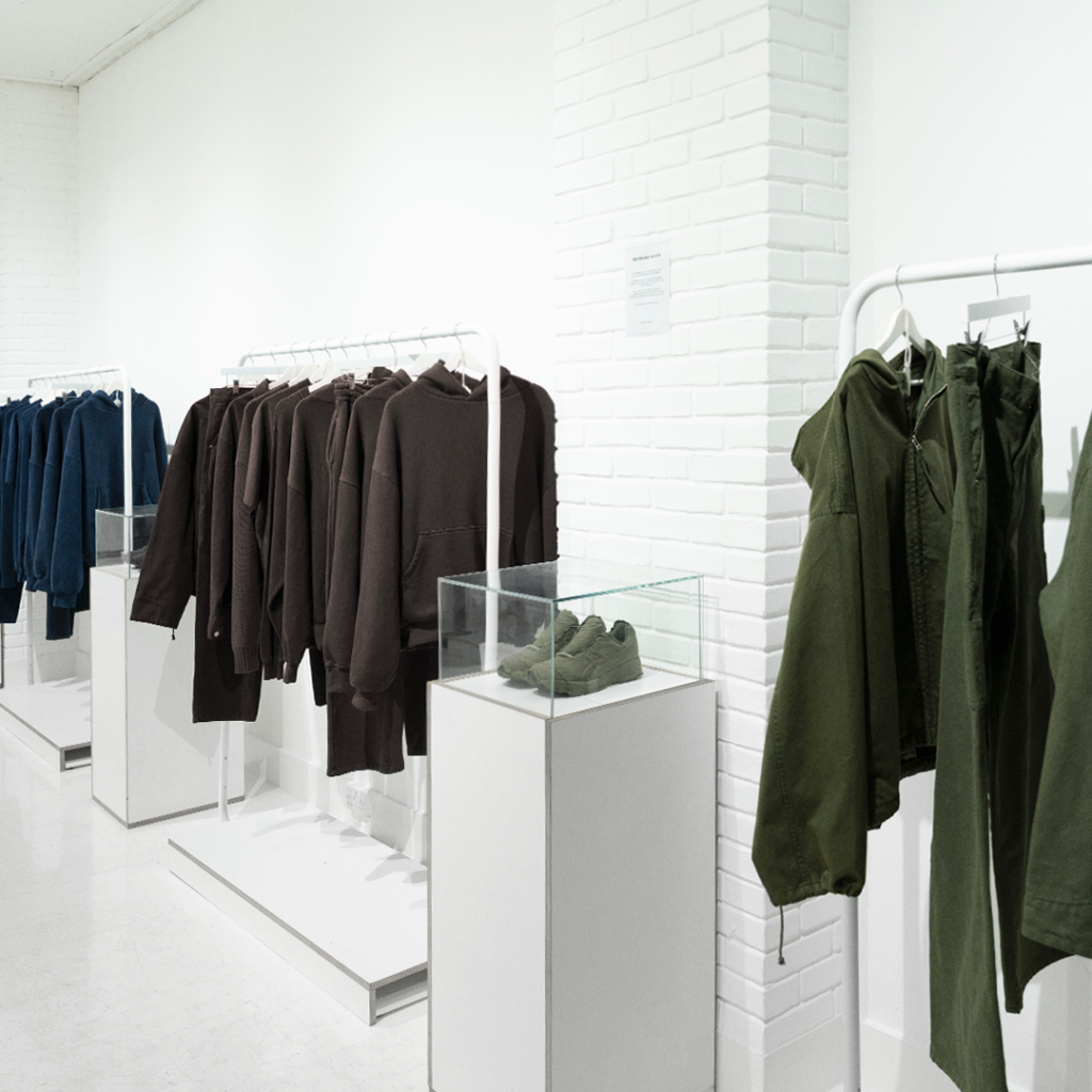 Velour Garments x ASICS pop-up with FoundPop Furniture Rentals