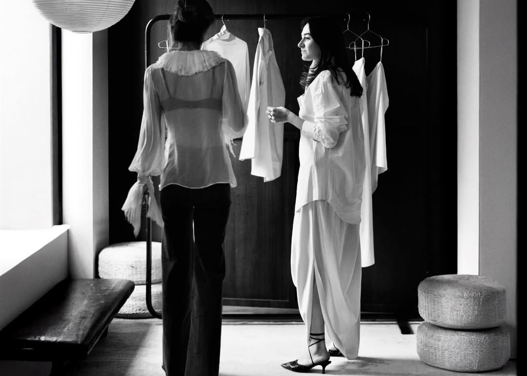 London event furniture hire by FoundPop for Mira Maktabi trunk show