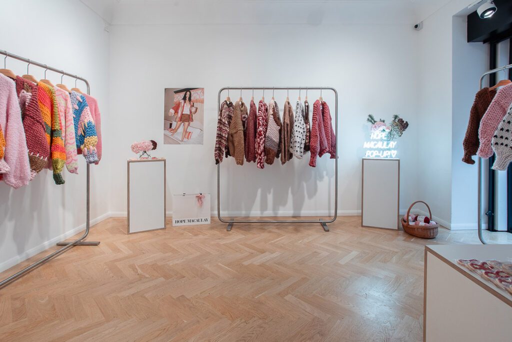 London Event Furniture Hire by FoundPop for Hope Macaulay Pop-Up in Mayfair, London