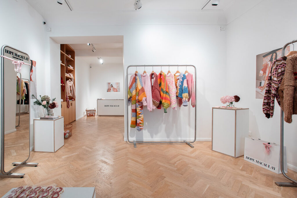 London Event Furniture Hire by FoundPop for Hope Macaulay Pop-Up in Mayfair, London