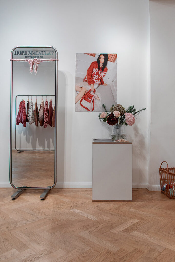 London Event Furniture Hire by FoundPop for Hope Macaulay Pop-Up in Mayfair, London