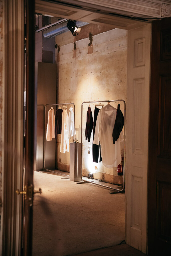 London event furniture hire and hanging rail rentals by FoundPop