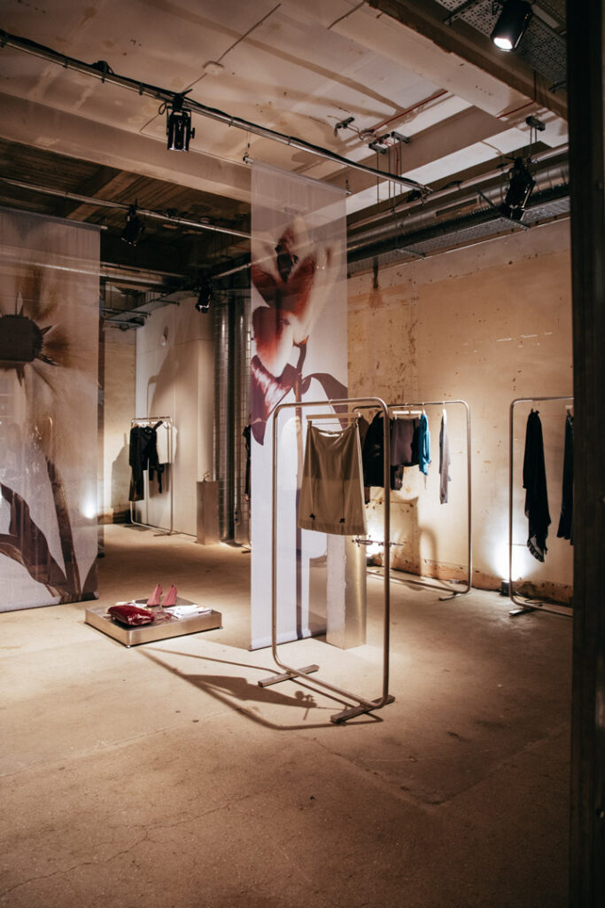 London event furniture hire and hanging rail rentals by FoundPop