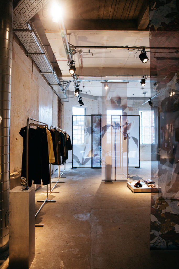 London event furniture hire and hanging rail rentals by FoundPop