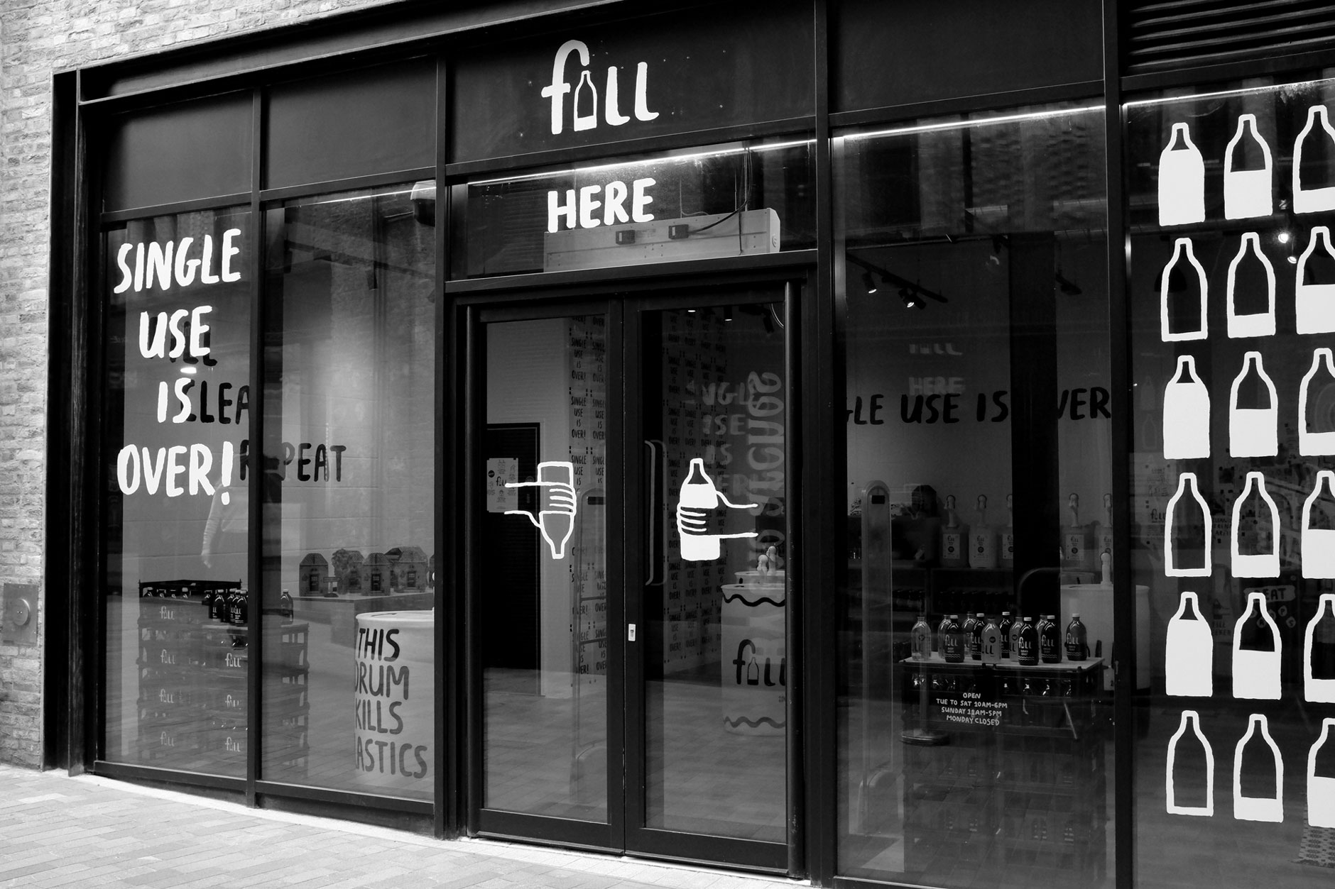 Sustainable event furniture hire for Fill, supplied by FoundPop