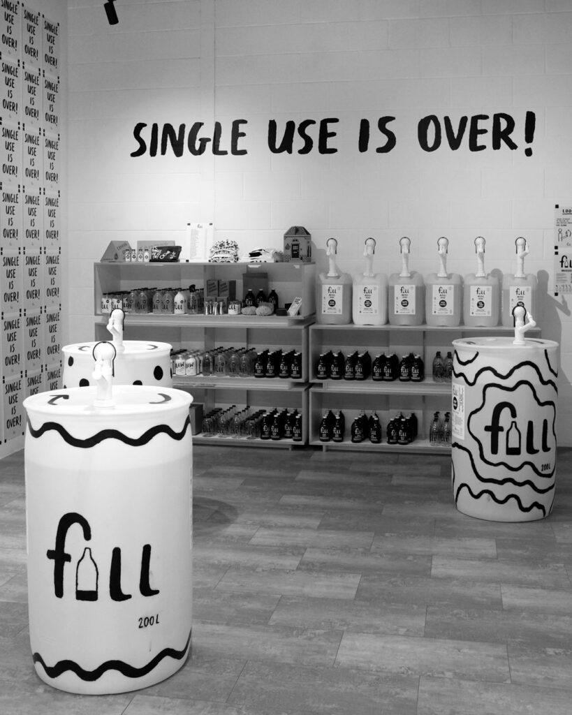 Sustainable event furniture hire for Fill, supplied by FoundPop