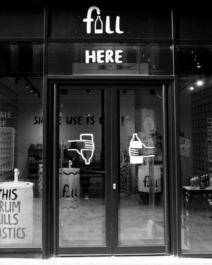 Sustainable event furniture hire for Fill, supplied by FoundPop