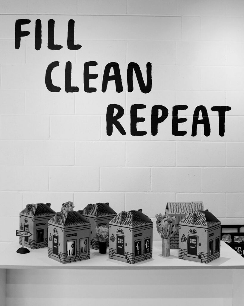 Sustainable event furniture hire for Fill, supplied by FoundPop