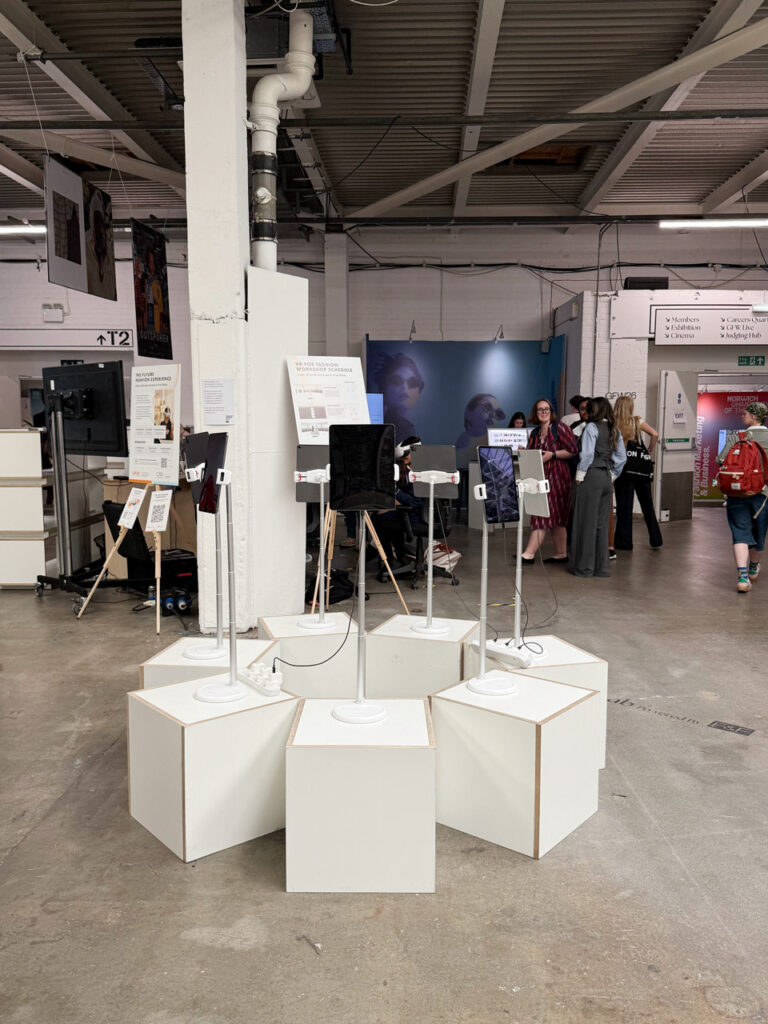 Event furniture hire for Graduate Fashion Week by FoundPop