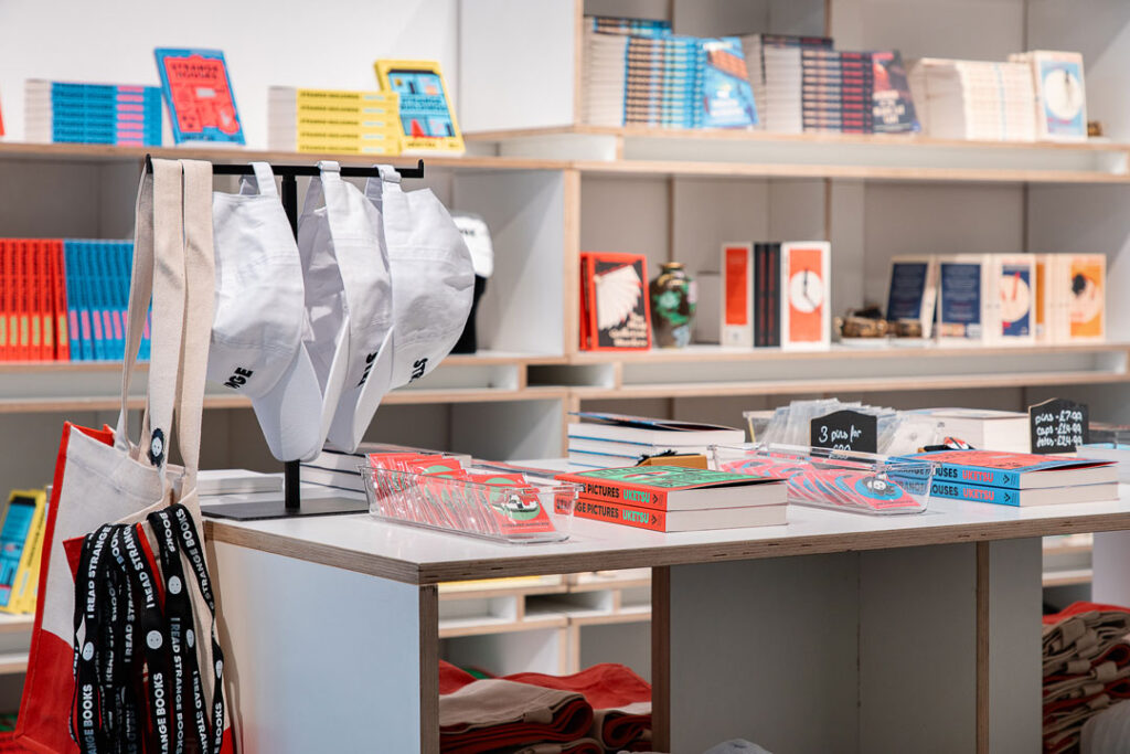 Event furniture hire by FoundPop for Pushkin Press in London