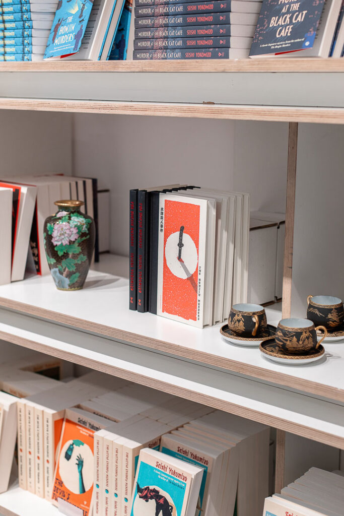 Event furniture hire by FoundPop for Pushkin Press in London