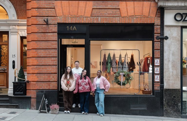 London Event Furniture Hire by FoundPop for Hope Macaulay Pop-Up in Mayfair, London